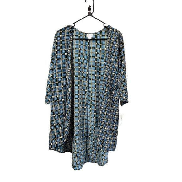 LuLaRoe Sweaters - LuLaRoe Women's Blue & Black Lightweight Cardigan
